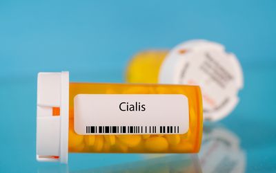 Cialis pill bottle